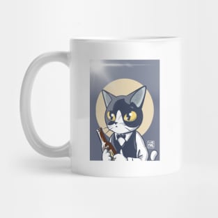 Waiter Cat Mug